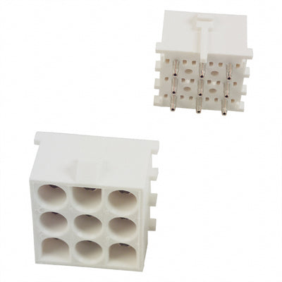 643426-2 by TE Connectivity AMP Connectors - CONNECTOR HDR 9POS 0.25 GOLD PCB