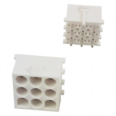 641972-3 by TE Connectivity AMP Connectors - CONNECTOR HEADER VERT 9POS 6.35MM