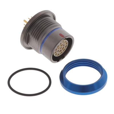 HEN.2F.319.XLNP by LEMO - CONNECTOR RECPT FMALE 19POS GOLD SLDR