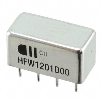 HFW1201D00 by TE Connectivity Aerospace, Defense and Marine - RELAY GEN PURPOS DPDT 2A 26.5VDC