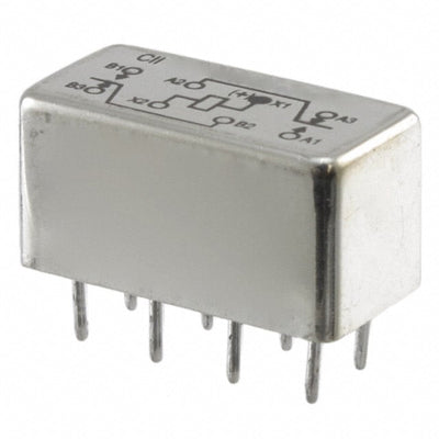 HFW1201K45M by TE Connectivity Aerospace, Defense and Marine - RELAY GEN PURPOS DPDT 2A 26.5VDC