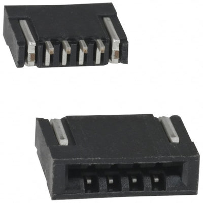 HFW4R-2STE1 by Amphenol ICC (FCI) - CONNECTOR FFC FPC TOP 4POS 1MM R/A