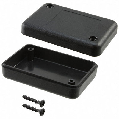HH-3465 by Bud Industries - BOX ABS BLACK 2.500""L X 1.630""W