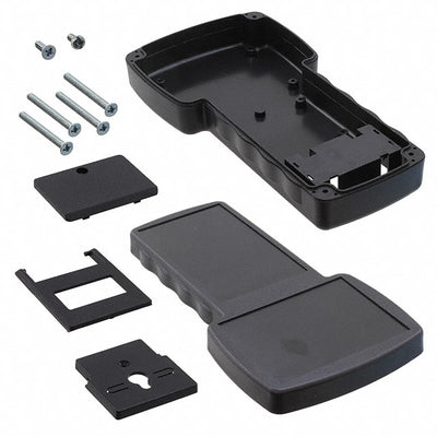 HH-3497-BCB by Bud Industries - BOX ABS BLACK 8.268""L X 4.330""W