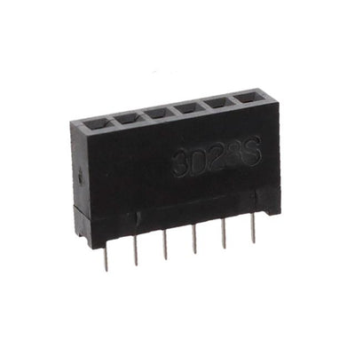 HIF3H-6SA-2.54DSA(61) by Hirose Electric Co Ltd - CONNECTOR RECPT 6POS 0.1 GOLD PCB