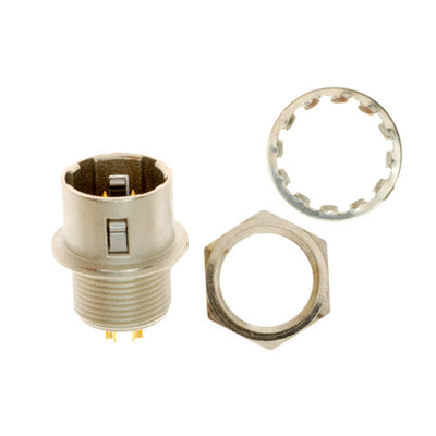 HR10A-7R-4P(74) by Hirose Electric Co Ltd - CONNECTOR RECPT MALE 4P GOLD SLDR CUP