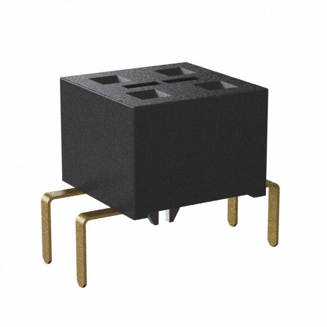 HLE-102-02-G-DV-PE-BE-LC by Samtec Inc. - CONNECTOR RECPT 4POS 0.1 GOLD PCB