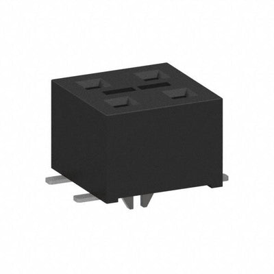 HLE-102-02-F-DV-LC by Samtec Inc. - CONNECTOR RECPT 4POS 0.1 GOLD SMD