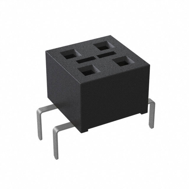 HLE-102-02-L-DV-PE by Samtec Inc. - CONNECTOR RECPT 4POS 0.1 GOLD PCB
