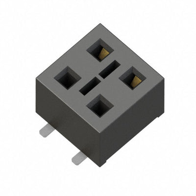 HLE-102-02-S-DV-BE-TR by Samtec Inc. - CONNECTOR RECPT 4POS 0.1 GOLD SMD