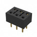 HLE-103-02-G-DV-TE by Samtec Inc. - CONNECTOR RECPT 6POS 0.1 GOLD PCB