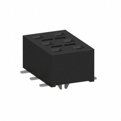 HLE-103-02-S-DV-BE-LC by Samtec Inc. - CONNECTOR RECPT 6POS 0.1 GOLD SMD