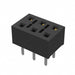 HLE-103-02-LM-DV-TE by Samtec Inc. - CONNECTOR RECPT 6POS 0.1 GOLD PCB
