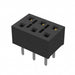 HLE-103-02-SM-DV-TE by Samtec Inc. - CONNECTOR RECPT 6POS 0.1 GOLD PCB