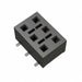 HLE-103-02-S-DV-BE-K-TR by Samtec Inc. - CONNECTOR RECPT 6POS 0.1 GOLD SMD