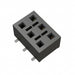 HLE-103-02-FM-DV-BE-K-TR by Samtec Inc. - CONNECTOR RECPT 6POS 0.1 GOLD SMD