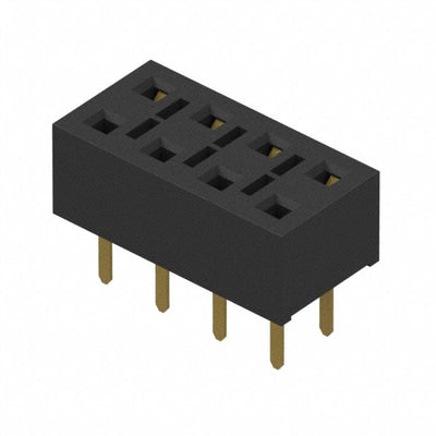 HLE-104-02-G-DV-TE-TR by Samtec Inc. - CONNECTOR RECPT 8POS 0.1 GOLD PCB