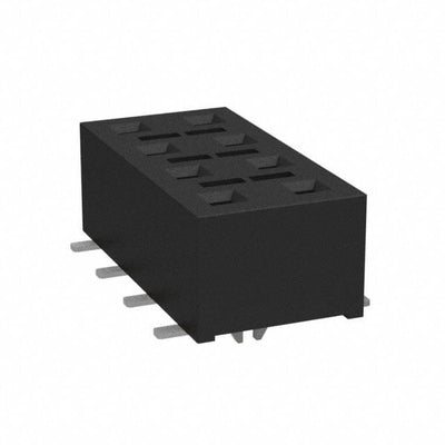 HLE-104-02-L-DV-LC-P-TR by Samtec Inc. - CONNECTOR RECPT 8POS 0.1 GOLD SMD