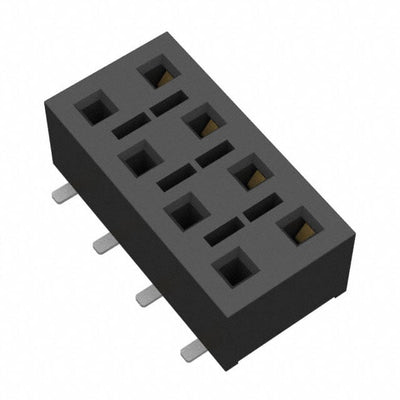HLE-104-02-L-DV-TR by Samtec Inc. - CONNECTOR RECPT 8POS 0.1 GOLD SMD