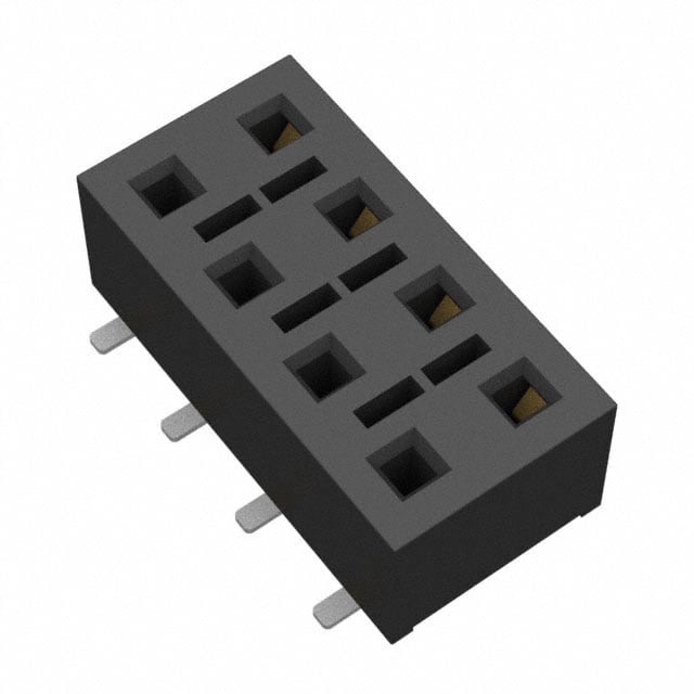 HLE-104-02-S-DV-TR by Samtec Inc. - CONNECTOR RECPT 8POS 0.1 GOLD SMD