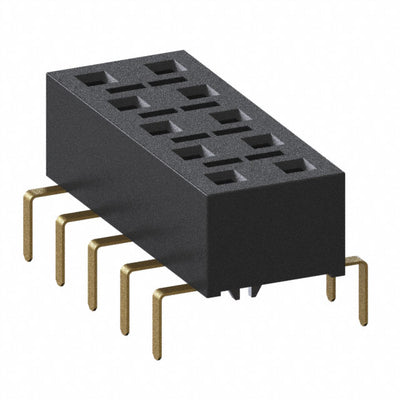 HLE-105-02-G-DV-PE-LC by Samtec Inc. - CONNECTOR RECPT 10POS 0.1 GOLD PCB