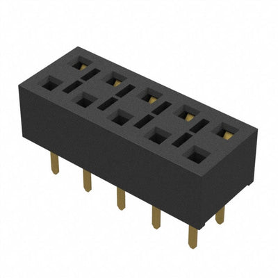 HLE-105-02-G-DV-TE-TR by Samtec Inc. - CONNECTOR RECPT 10POS 0.1 GOLD PCB