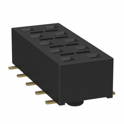 HLE-105-02-G-DV-BE-A-K by Samtec Inc. - CONNECTOR RECPT 10POS 0.1 GOLD SMD