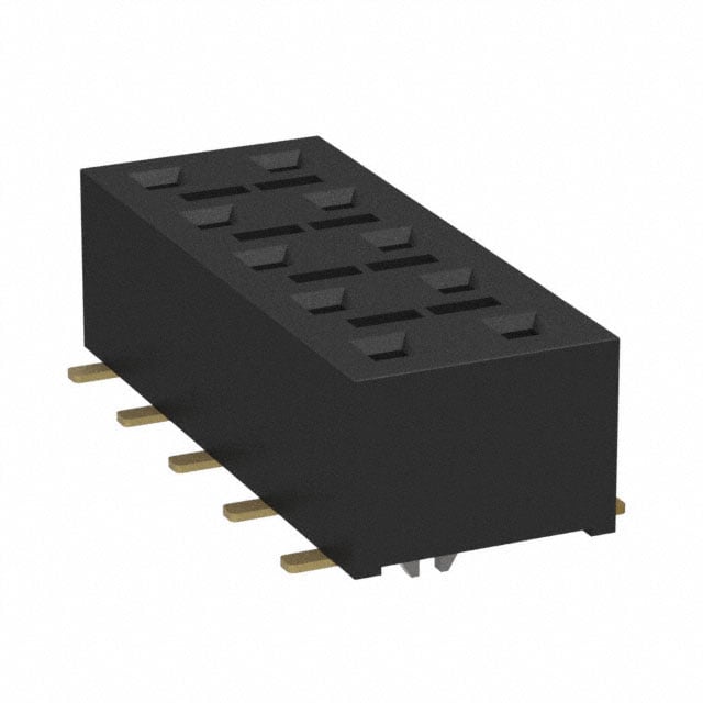 HLE-105-02-G-DV-BE-LC-K-TR by Samtec Inc. - CONNECTOR RECPT 10POS 0.1 GOLD SMD