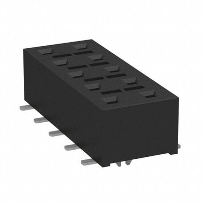 HLE-105-02-S-DV-BE-LC-K by Samtec Inc. - CONNECTOR RECPT 10POS 0.1 GOLD SMD