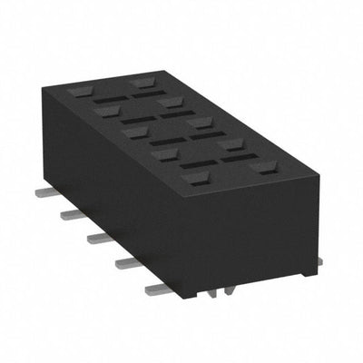 HLE-105-02-L-DV-LC-P-TR by Samtec Inc. - CONNECTOR RECPT 10POS 0.1 GOLD SMD