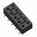 HLE-105-02-F-DV-K-TR by Samtec Inc. - CONNECTOR RECPT 10POS 0.1 GOLD SMD