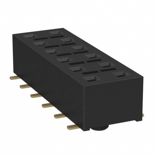HLE-106-02-G-DV-BE-A-TR by Samtec Inc. - CONNECTOR RECPT 12POS 0.1 GOLD SMD