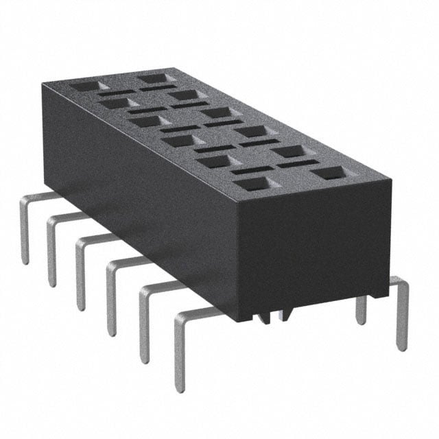 HLE-106-02-F-DV-PE-BE-LC by Samtec Inc. - CONNECTOR RECPT 12POS 0.1 GOLD PCB