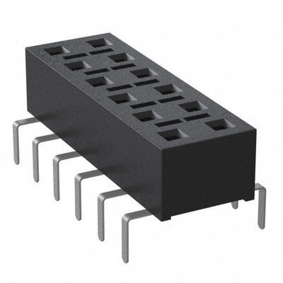 HLE-106-02-L-DV-PE by Samtec Inc. - CONNECTOR RECPT 12POS 0.1 GOLD PCB
