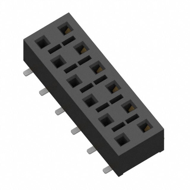 HLE-106-02-S-DV by Samtec Inc. - CONNECTOR RECPT 12POS 0.1 GOLD SMD