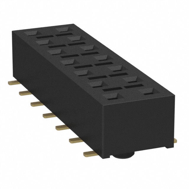 HLE-107-02-G-DV-A-P-TR by Samtec Inc. - CONNECTOR RECPT 14POS 0.1 GOLD SMD