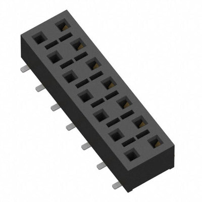 HLE-107-02-F-DV-BE-K-TR by Samtec Inc. - CONNECTOR RECPT 14POS 0.1 GOLD SMD