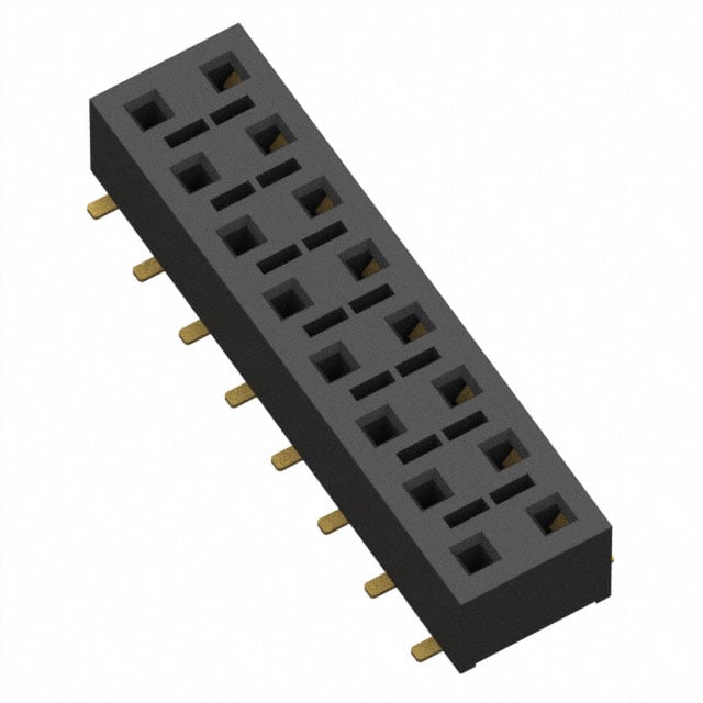 HLE-108-02-G-DV-BE-P-TR by Samtec Inc. - CONNECTOR RECPT 16POS 0.1 GOLD SMD