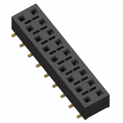 HLE-109-02-H-DV-BE-P by Samtec Inc. - CONNECTOR RECPT 18POS 0.1 GOLD SMD