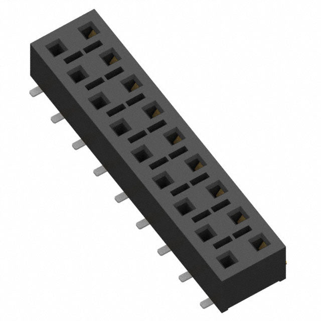 HLE-109-02-F-DV by Samtec Inc. - CONNECTOR RECPT 18POS 0.1 GOLD SMD