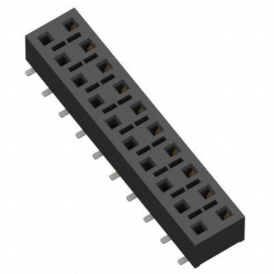 HLE-110-02-L-DV-TR by Samtec Inc. - CONNECTOR RECPT 20POS 0.1 GOLD SMD