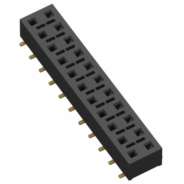 HLE-111-02-G-DV-P-TR by Samtec Inc. - CONNECTOR RECPT 22POS 0.1 GOLD SMD