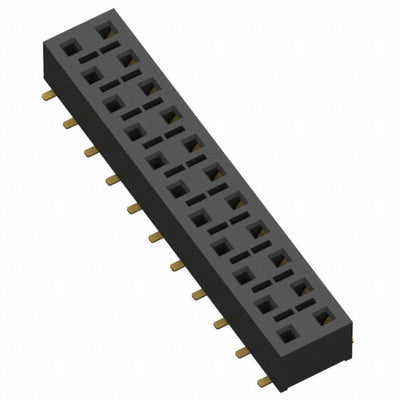 HLE-111-02-G-DV-BE-P by Samtec Inc. - CONNECTOR RECPT 22POS 0.1 GOLD SMD