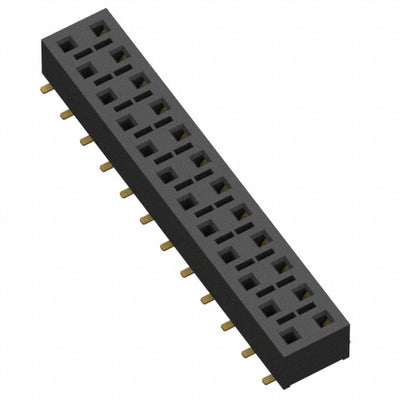 HLE-112-02-H-DV-BE-P by Samtec Inc. - CONNECTOR RECPT 24POS 0.1 GOLD SMD