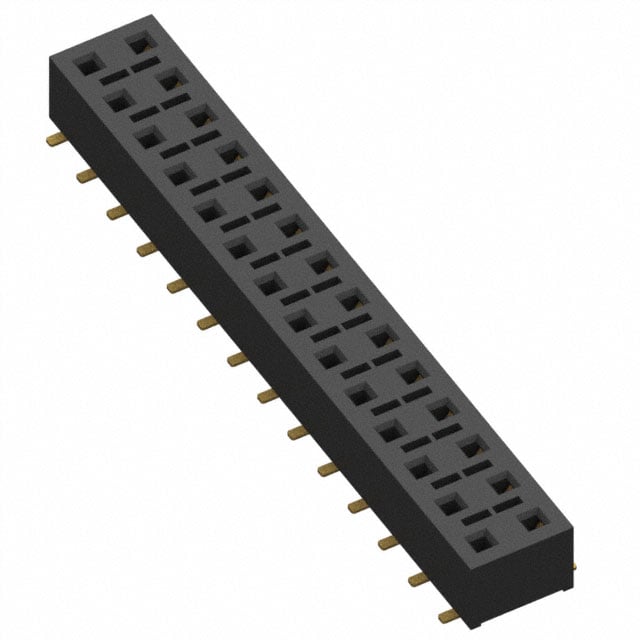 HLE-114-02-G-DV-BE-K by Samtec Inc. - CONNECTOR RECPT 28POS 0.1 GOLD SMD