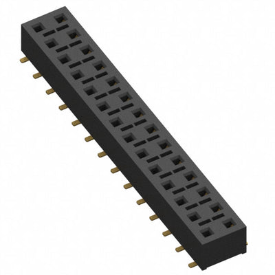 HLE-114-02-G-DV by Samtec Inc. - CONNECTOR RECPT 28POS 0.1 GOLD SMD