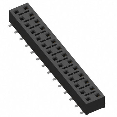 HLE-114-02-L-DV-K-TR by Samtec Inc. - CONNECTOR RECPT 28POS 0.1 GOLD SMD