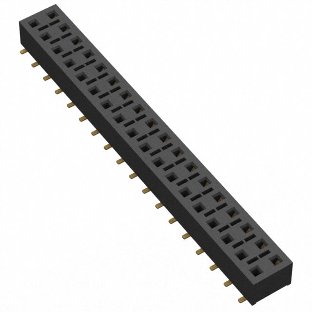 HLE-118-02-G-DV-K by Samtec Inc. - CONNECTOR RECPT 36POS 0.1 GOLD SMD