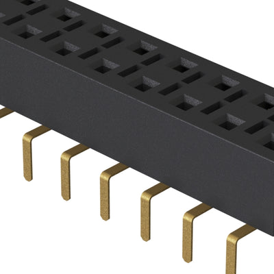 HLE-115-02-G-DV-PE-BE by Samtec Inc. - CONNECTOR RECPT 30POS 0.1 GOLD PCB