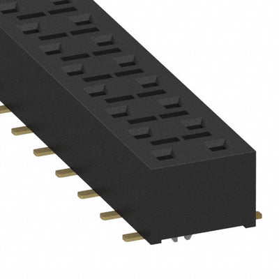 HLE-122-02-G-DV-LC-TR by Samtec Inc. - CONNECTOR RECPT 44POS 0.1 GOLD SMD